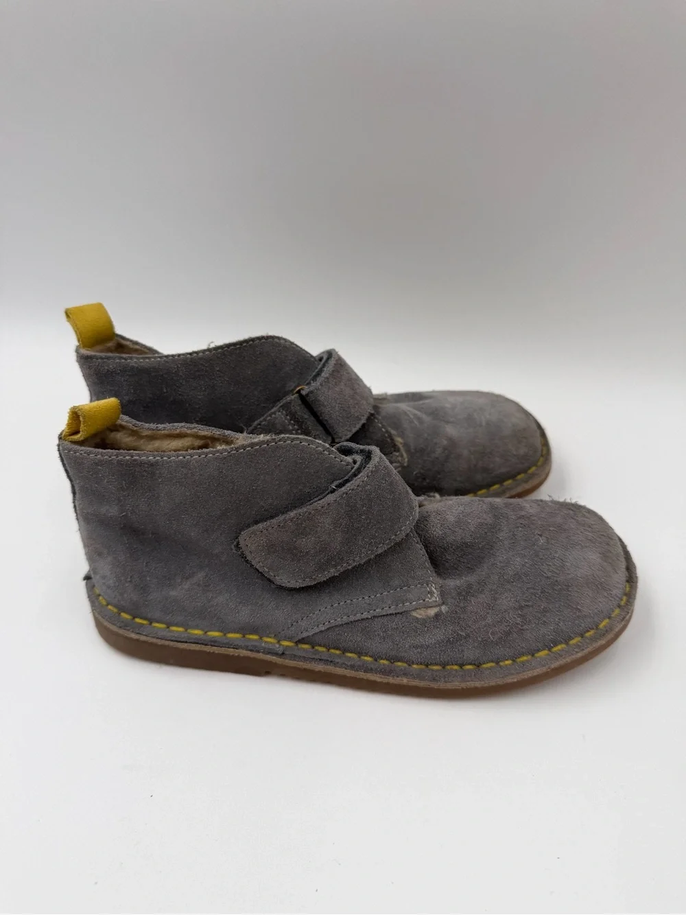 Mini Boden Desert Suede Gray Boots Shoes 34/2.5